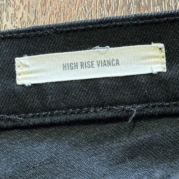 Nili Lotan Elegant Black Wide Leg Jeans - Picture 8 of 12